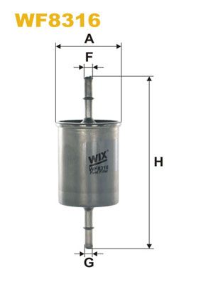 WIX FILTERS Polttoainesuodatin WF8316